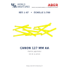 Aber S 1:700 L-007 – Canons 127 mm Marine japonaise
