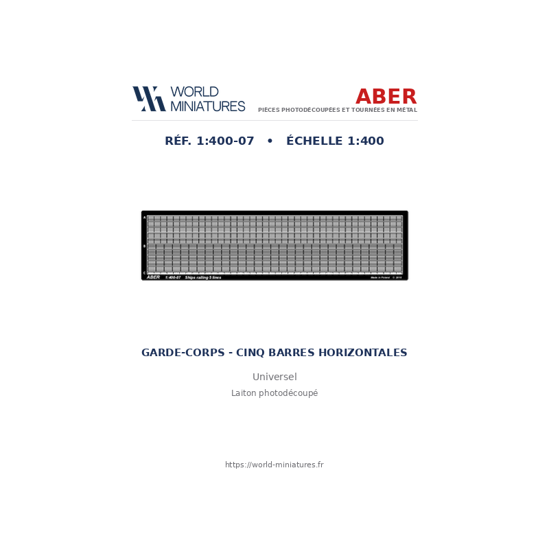 Aber S 1:400-07 – Rampes 5 lignes