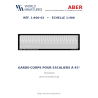 Aber S 1:400-02 – Garde-corps pour escaliers à 45°