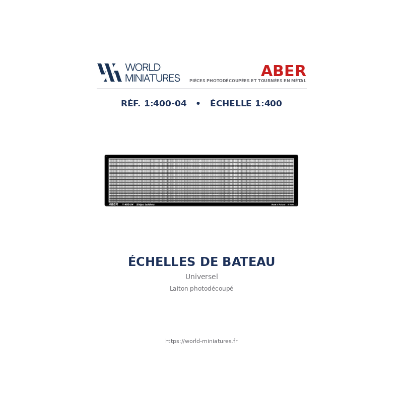 Aber S 1:400-04 – Échelles de bateau