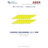 Aber S 1:350 L-026 – Canons Browning de 12,7 mm (0,5") pour navires U.S. Navy