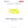 Aber S 1:350 L-007 – Canons universels de 127 mm pour navires de la marine américaine