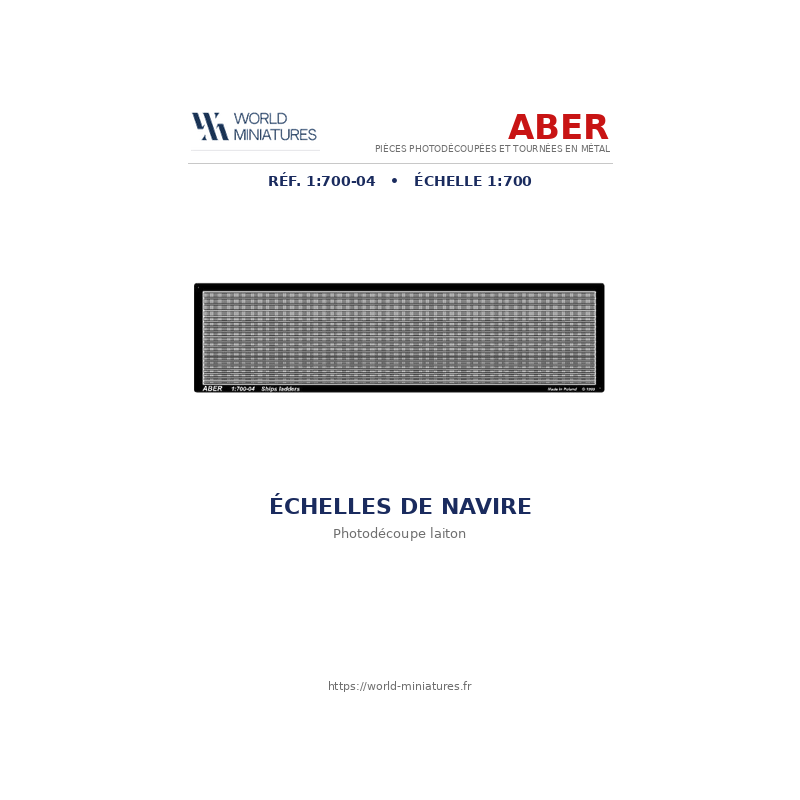Aber S 1:700-04 – Échelles pour navire