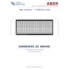 Aber  RE-150-02 - Rambarde de navire - cinq barres horizontales