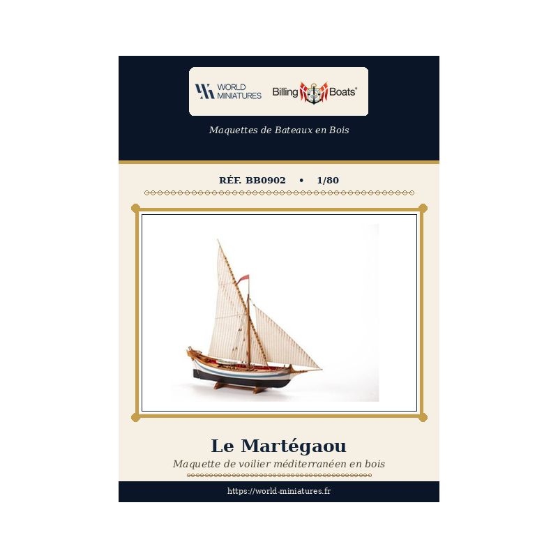 Billing boat	BB0902	 Le Martegaou 1:80