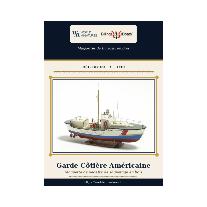 Billing boat	BB0100	 Garde Côtière Américaine 1:40