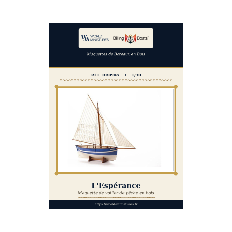 Billing boat	BB0908	 L'esperance 1:30