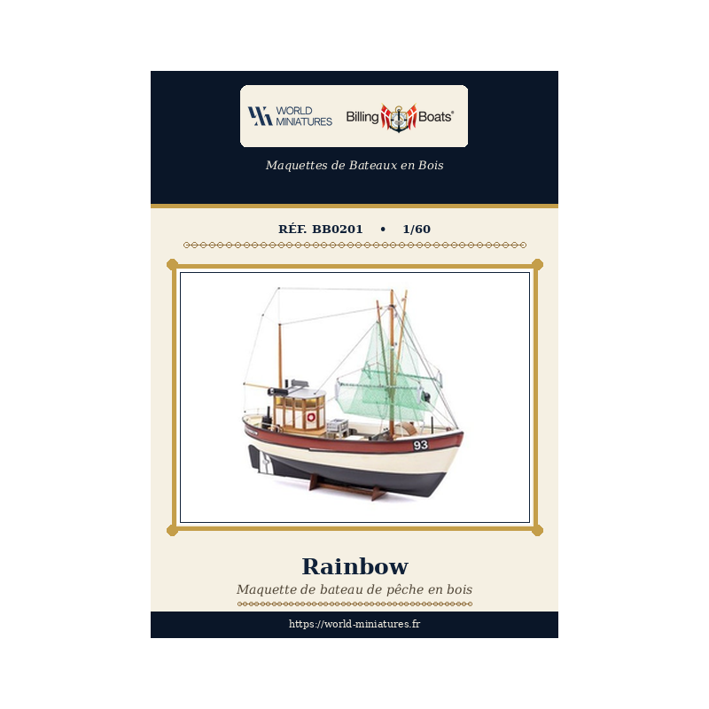 Billing boat	BB0201	 Rainbow 1:60