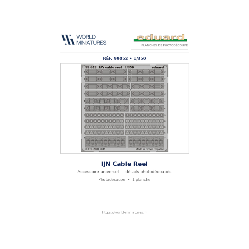 Eduard 99052 – IJN Cable Reel 1/350