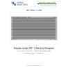 Eduard 99028 – Garde-corps 45' 2 barres de long 1/700