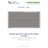 Eduard 99021 – Garde-corps 45' 3 barres de chaîne courts 1/700