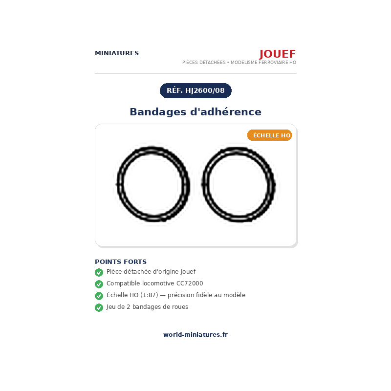 Jouef HO CC72000 bandages