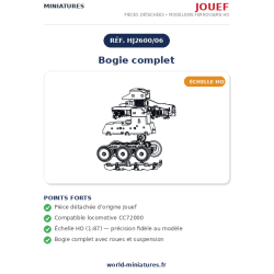 Jouef HO CC72000 Bogie complet
