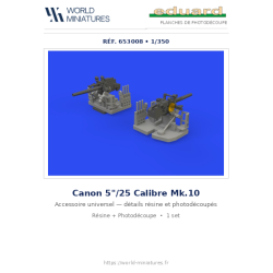 Eduard 653008 – Canon 5"/25...