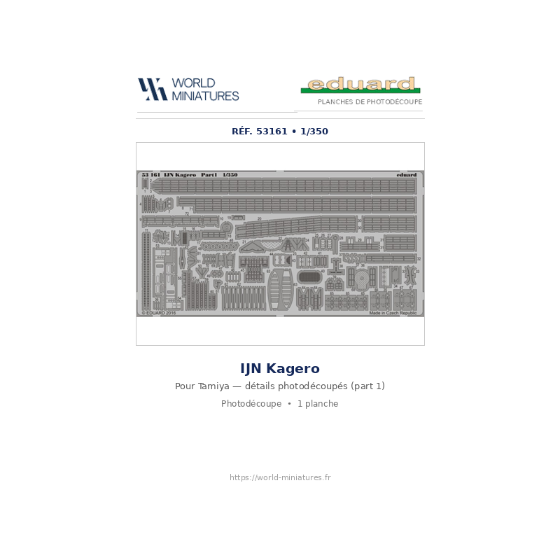 Eduard 53161 – IJN Kagero Pt.1 1/350