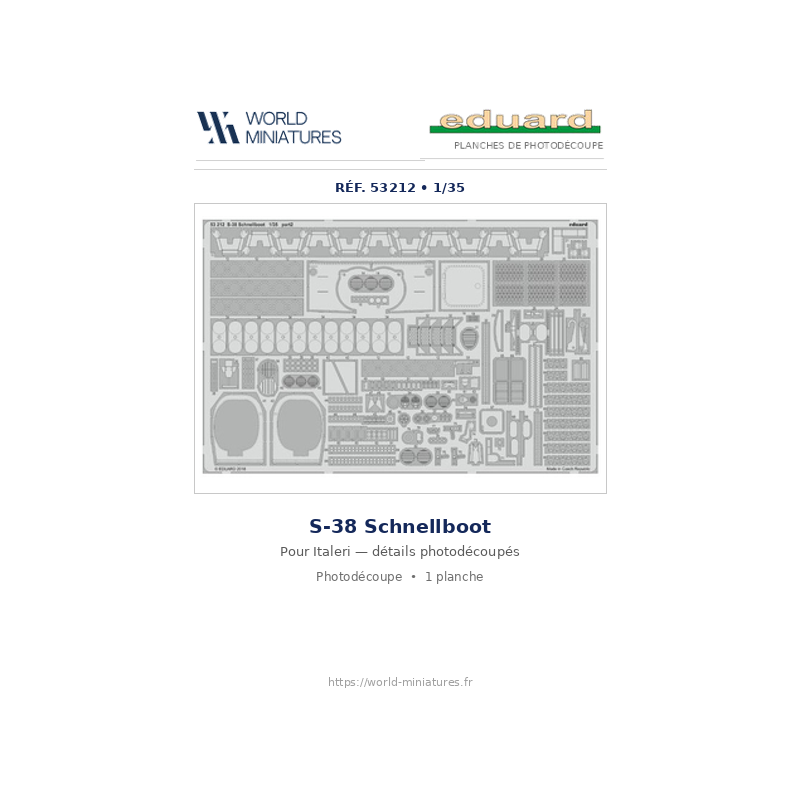 Eduard 53212 – S-38 Schnellboot 1/35 (Italeri)