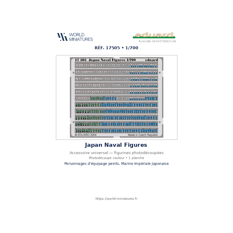 Eduard 17505 – IJN Figurines – 1/700