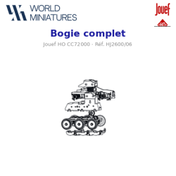 Jouef HO CC72000 Bogie complet