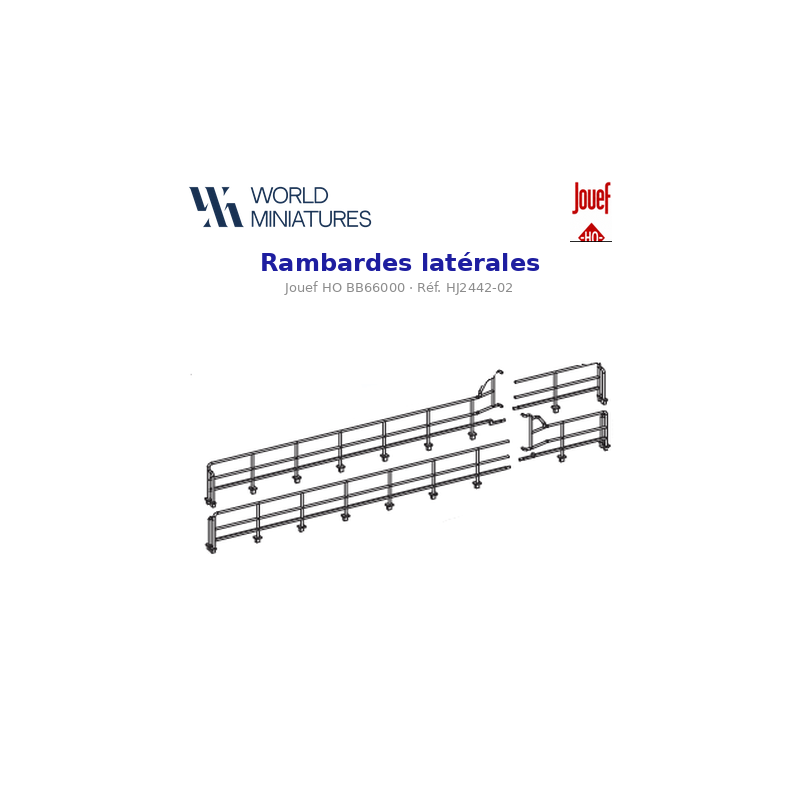 Jouef HO BB66000 – HJ2442-02 – Rambardes latérales
