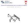 Jouef HO BB66000 – HJ2442-10 – Traverse de tamponnement avec accessoires et tampons