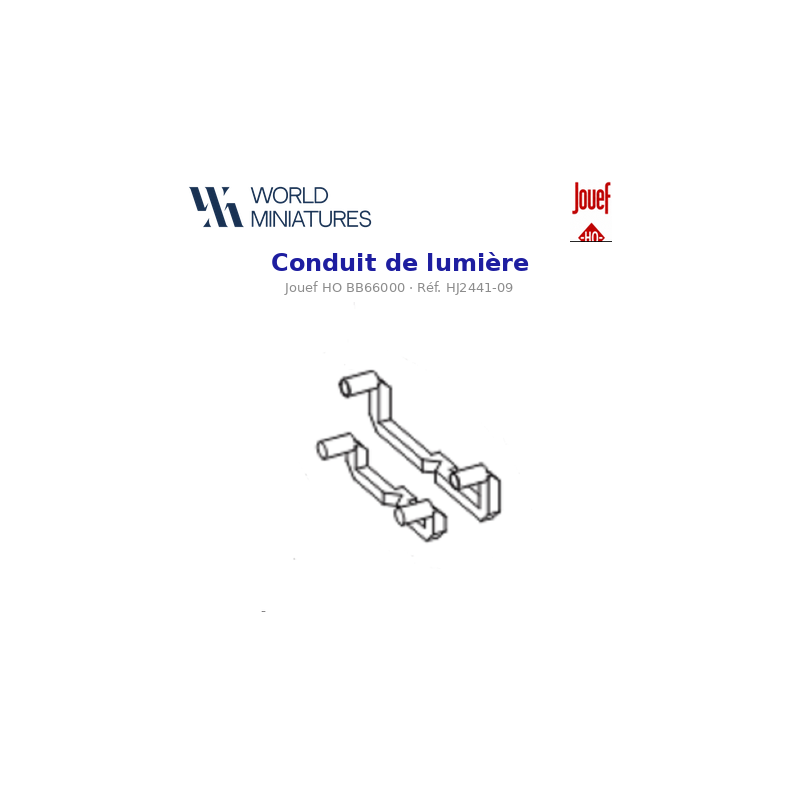 Jouef HO BB66000 – HJ2441-09 – Conduit de lumière