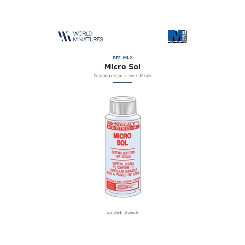 Microscale MI-2 – MicroSol (Solution de Pose pour Décals)