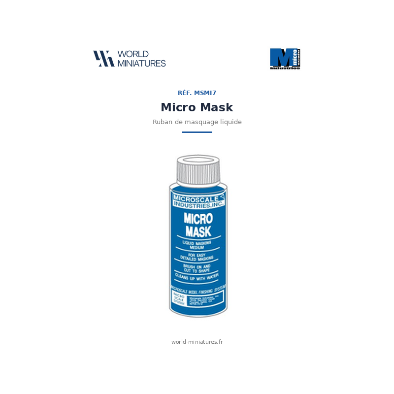 Microscale MSMI7 – Micro Mask (Ruban de Masquage Liquide)