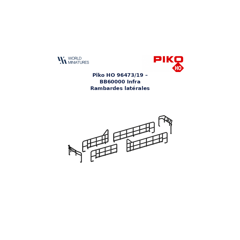 Piko HO 96473/19 – BB60000 Infra Rambarde latérales