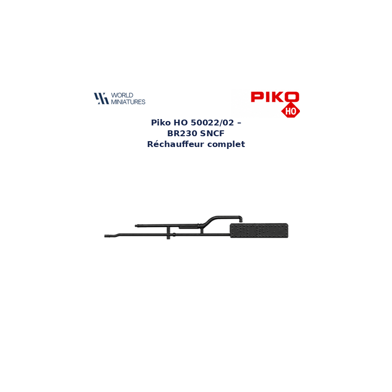 Piko HO 50022/02 BR230 SNCF Réchauffeur complet