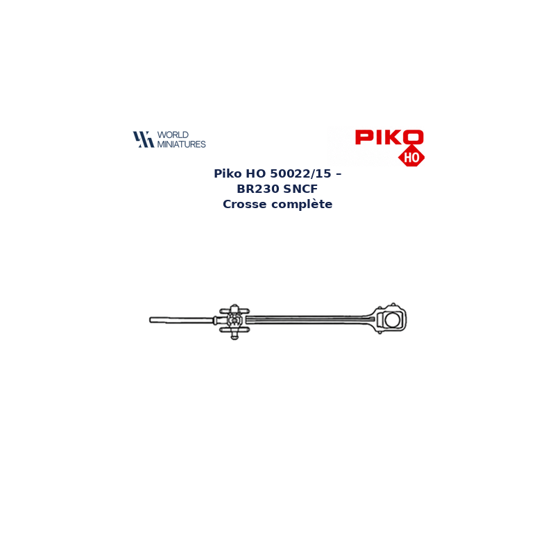 Piko HO 50022/15 – BR230 SNCF Crosse complète