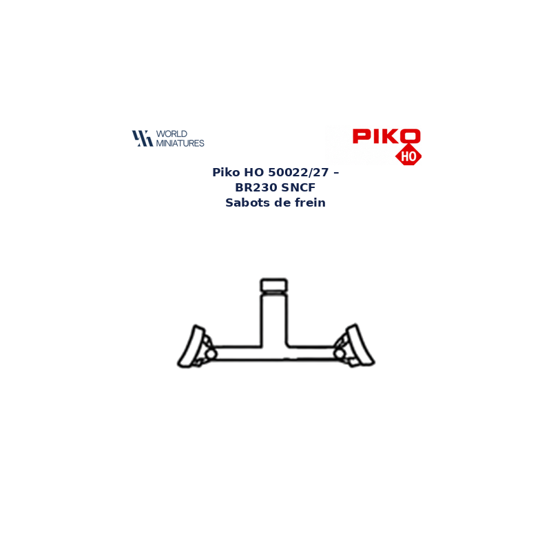 Piko HO 50022/27 – BR230 SNCF Sabots de frein