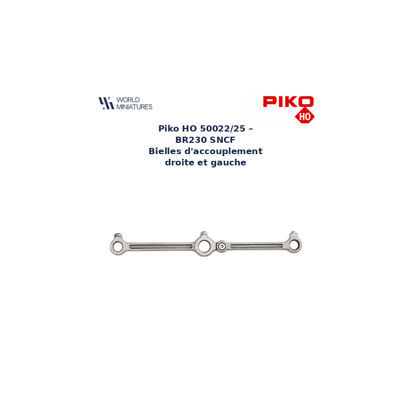 Piko HO 50022/25 BR230 SNCF Bielles d'accouplement droite et gauche