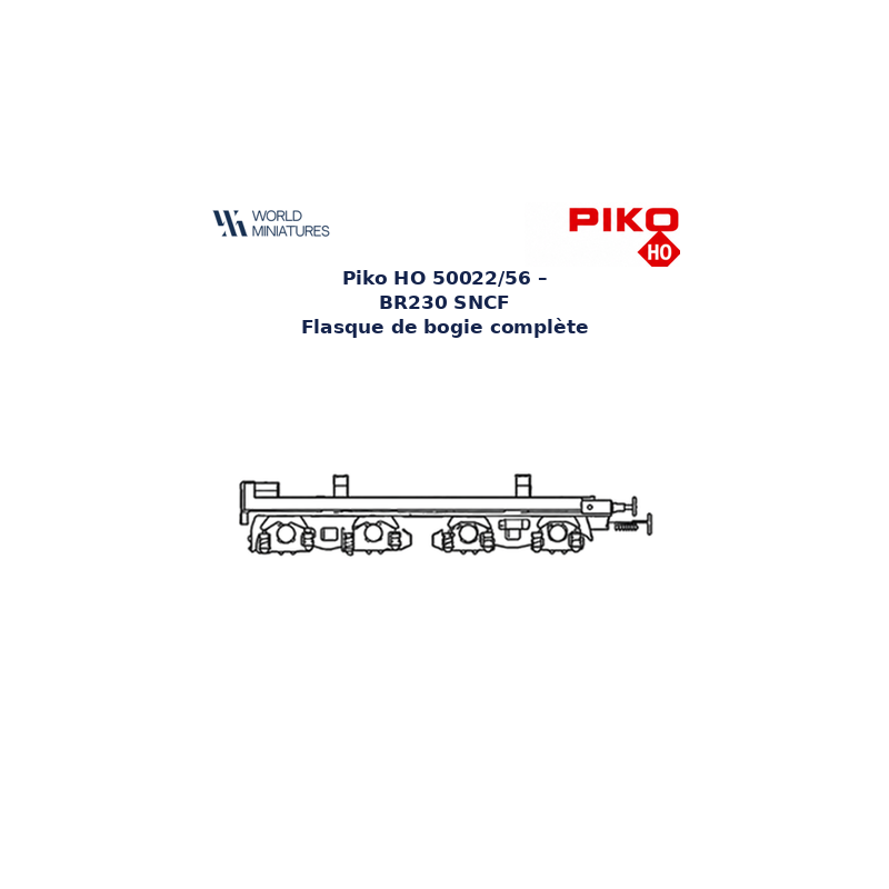 Piko HO 50022/56 BR 230 SNCF Flasque de bogie complète