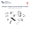 Jouef HO 040D– HJ2417-05 – Tampons, lampes et porte de boîte à fumée