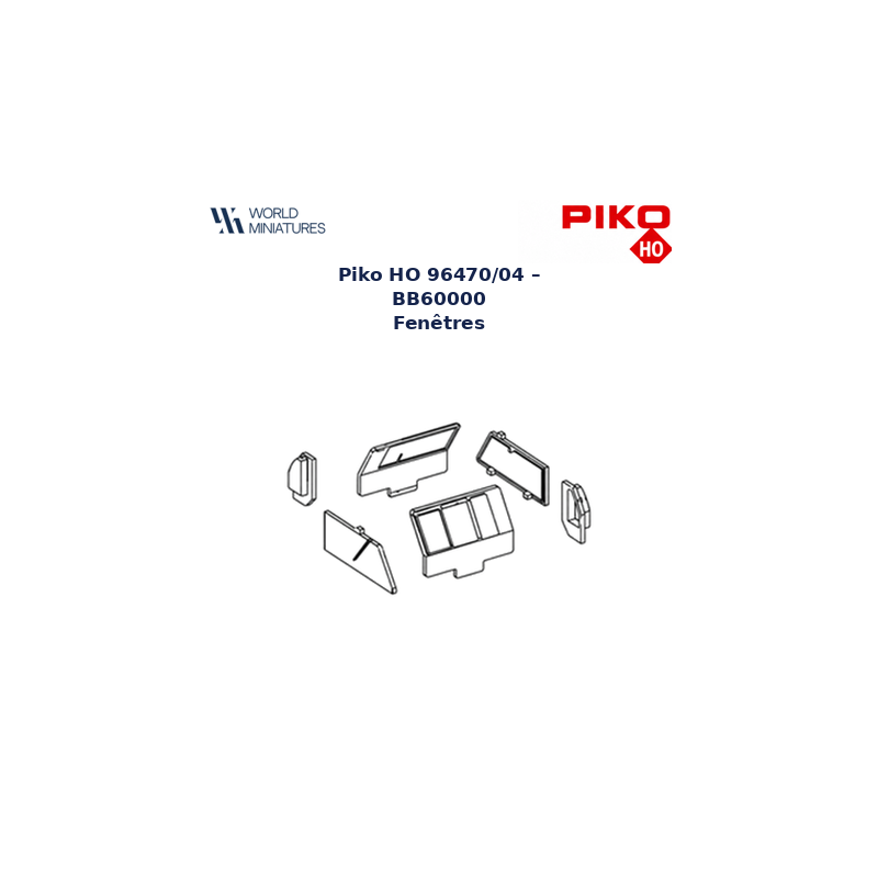 Piko HO 96470/04 – BB60000 fenêtres