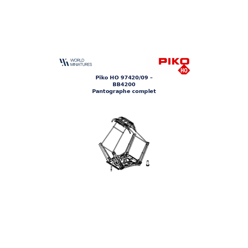 Piko HO 97420/09 BB4200 Pantographe complet