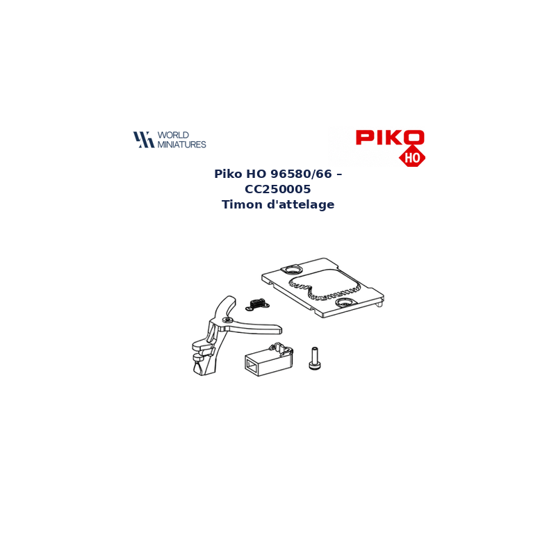 Piko HO 96580/66 CC250005 Timon d'attelage