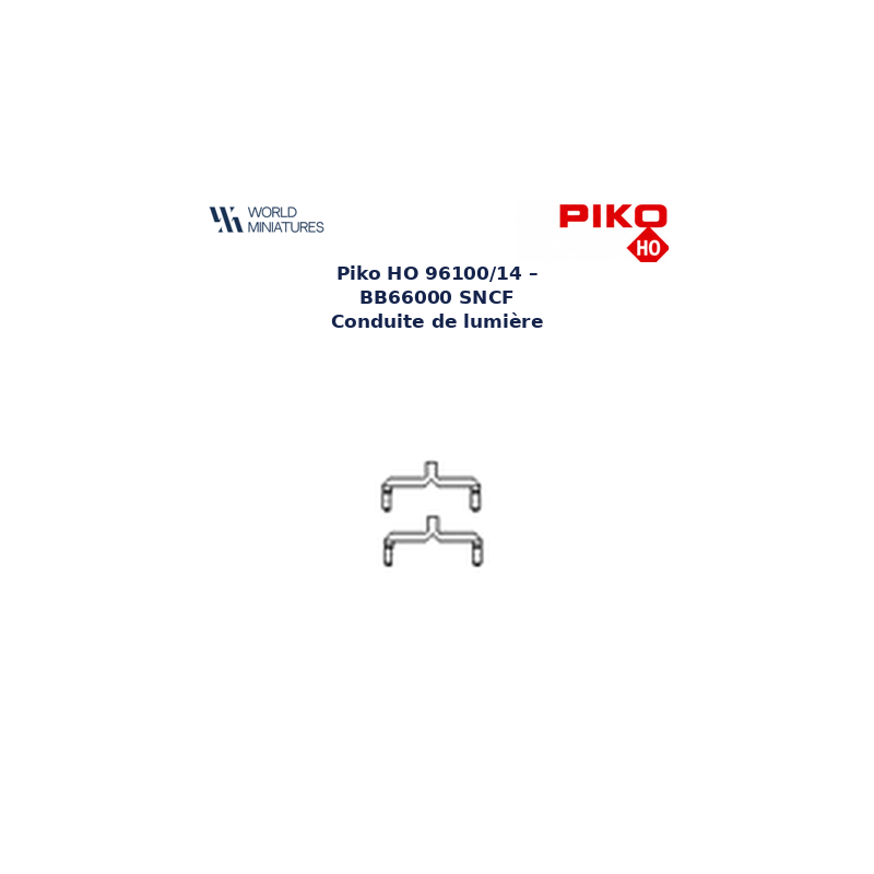 Piko HO 96100/14 – Conduite de lumière BB66000 SNCF – Accessoire Modélisme Ferroviaire