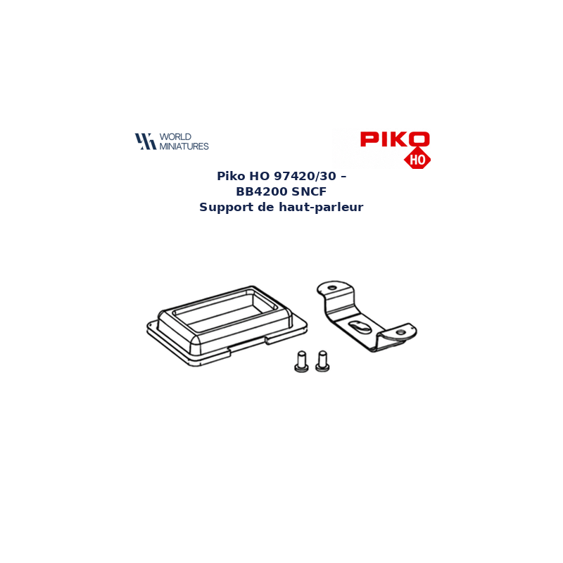 Piko HO 97420/30 – BB4200 SNCF Support de haut-parleur