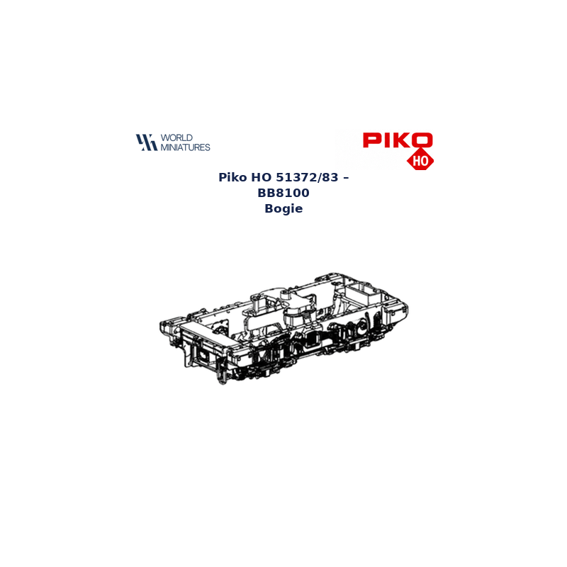 Piko HO 51372/83 – BB8100 Bogie