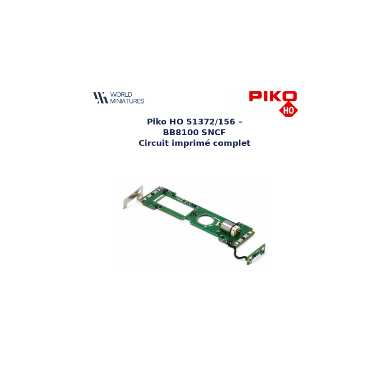 Piko HO 51372/156 – BB8100 SNCF Circuit imprimé complet