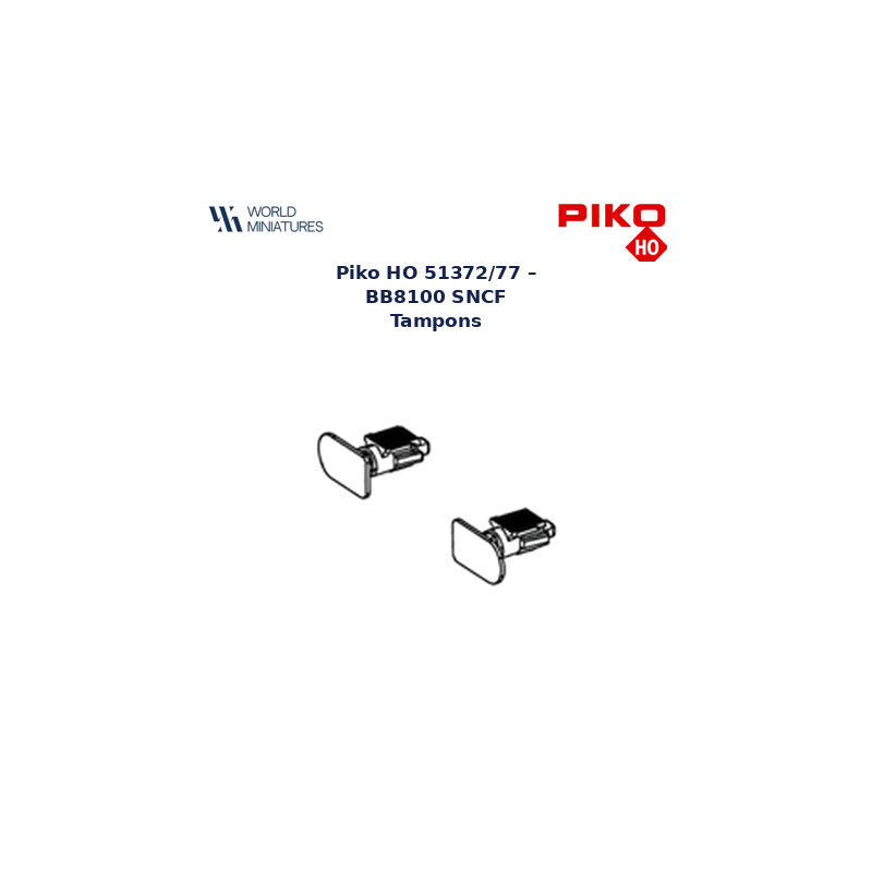 Piko HO 51372/77 – BB8100 SNCF Tampons