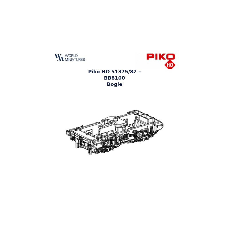 Piko HO 51375/82 – BB 8100 Bogie
