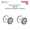 Piko HO 51372/70 – BB8100 Essieux avec pignon (2 pièces)
