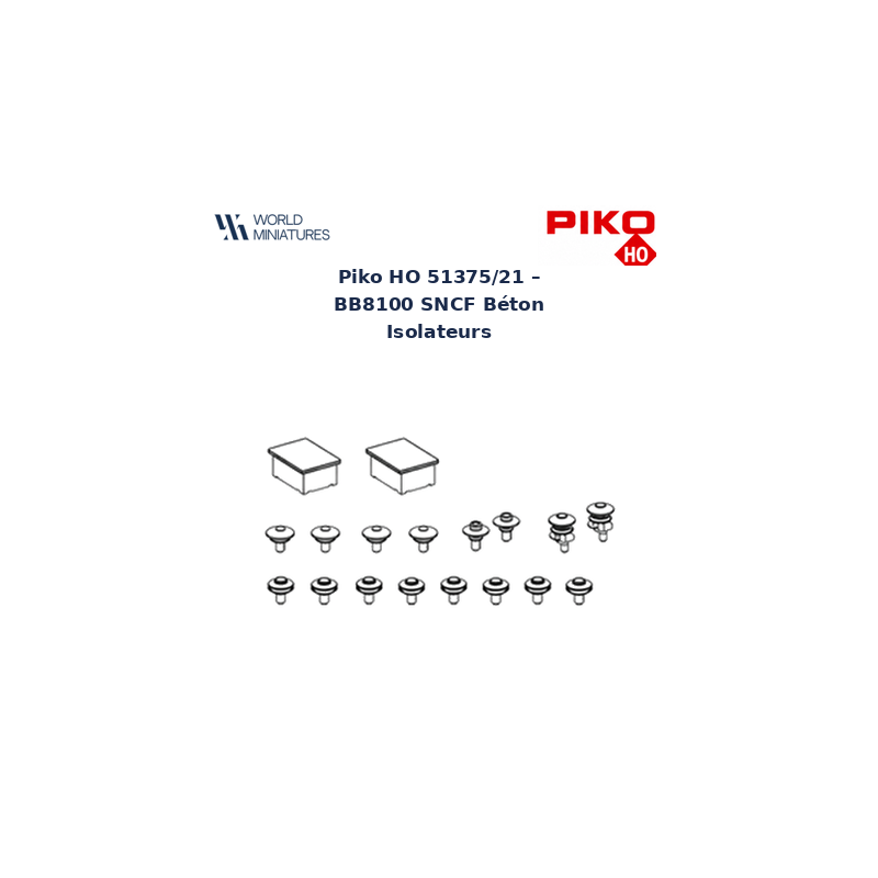 Piko HO 51375/21 – BB8100 SNCF Béton Isolateurs