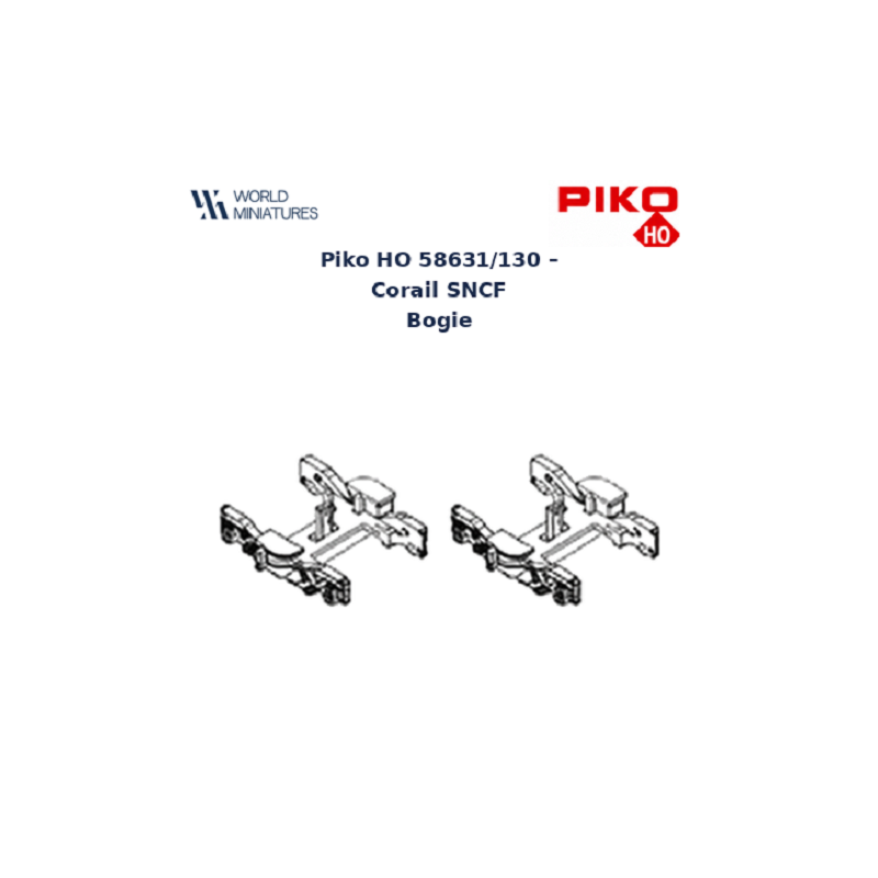 Piko HO 58631/130 – Corail SNCF Bogie