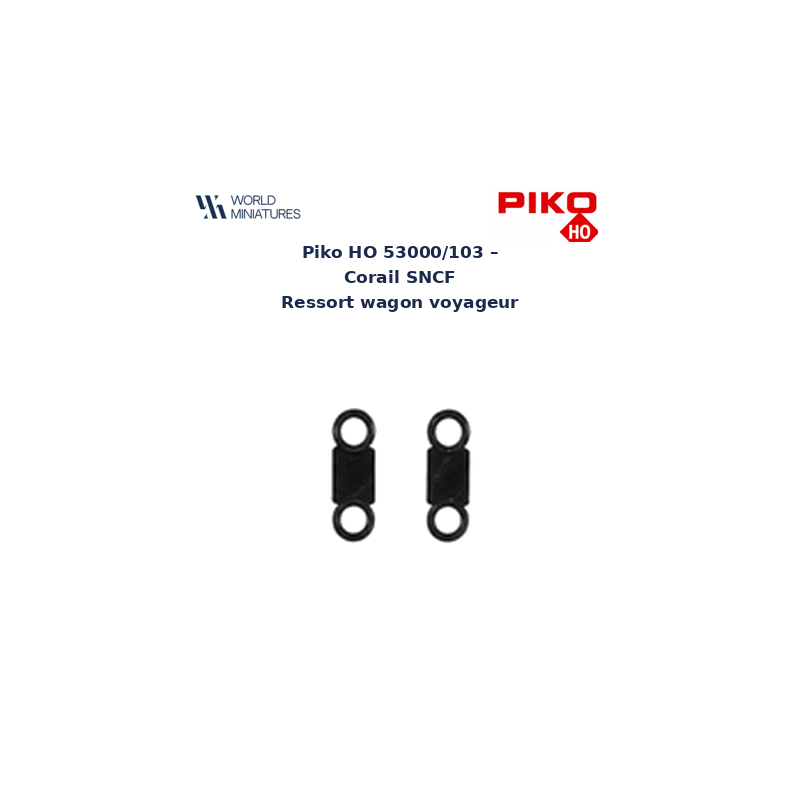 Piko HO 53000/103 – Corail SNCF Ressort wagon voyageur