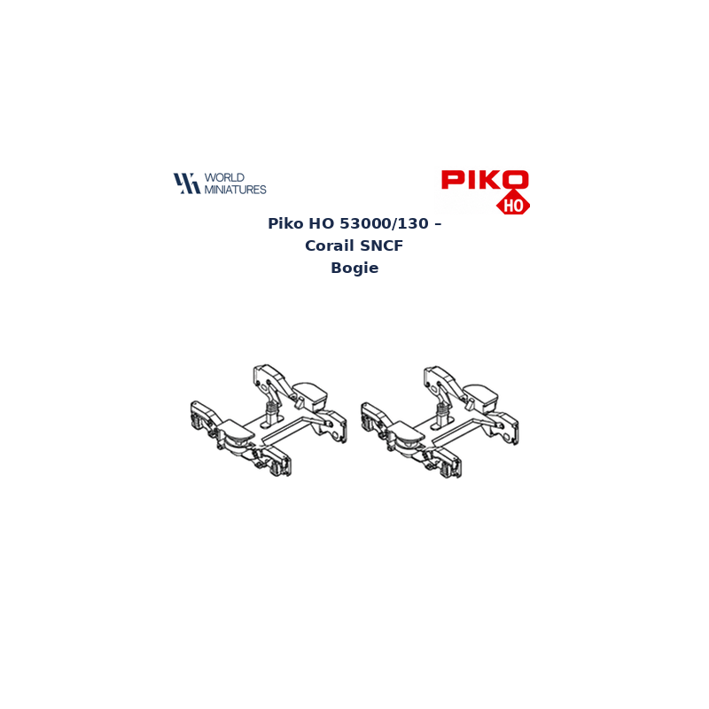 Piko HO 53000/130 – Corail SNCF Bogie