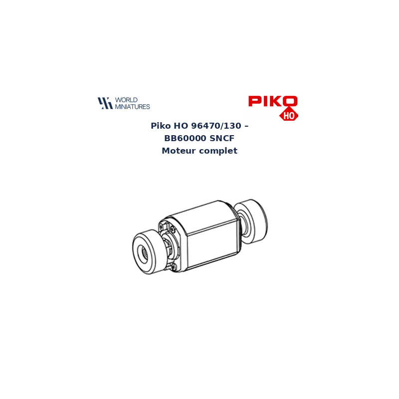 Piko HO 96470/130 – BB60000 SNCF Moteur complet