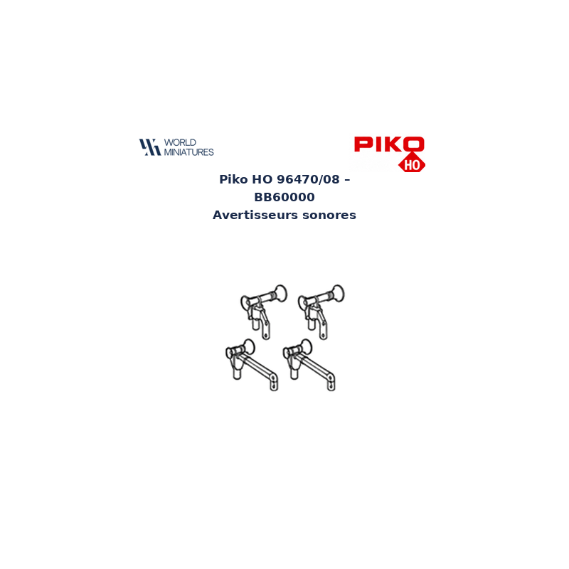 Piko HO 96470/08 – BB60000 avertisseurs sonores